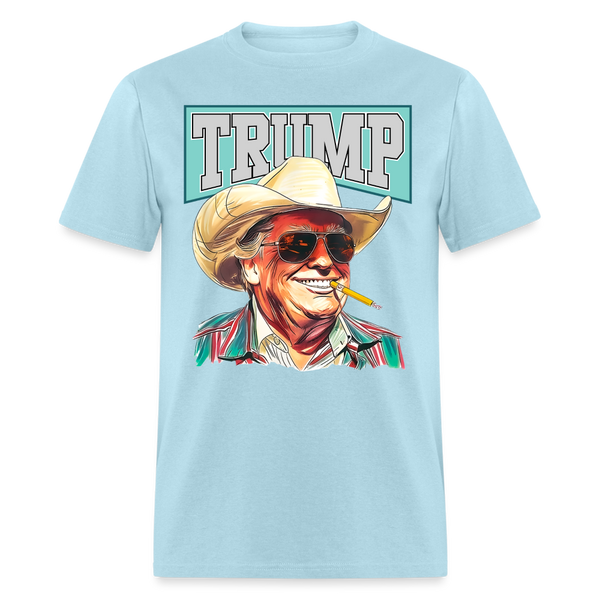 Trump Cowboy T-Shirt - powder blue
