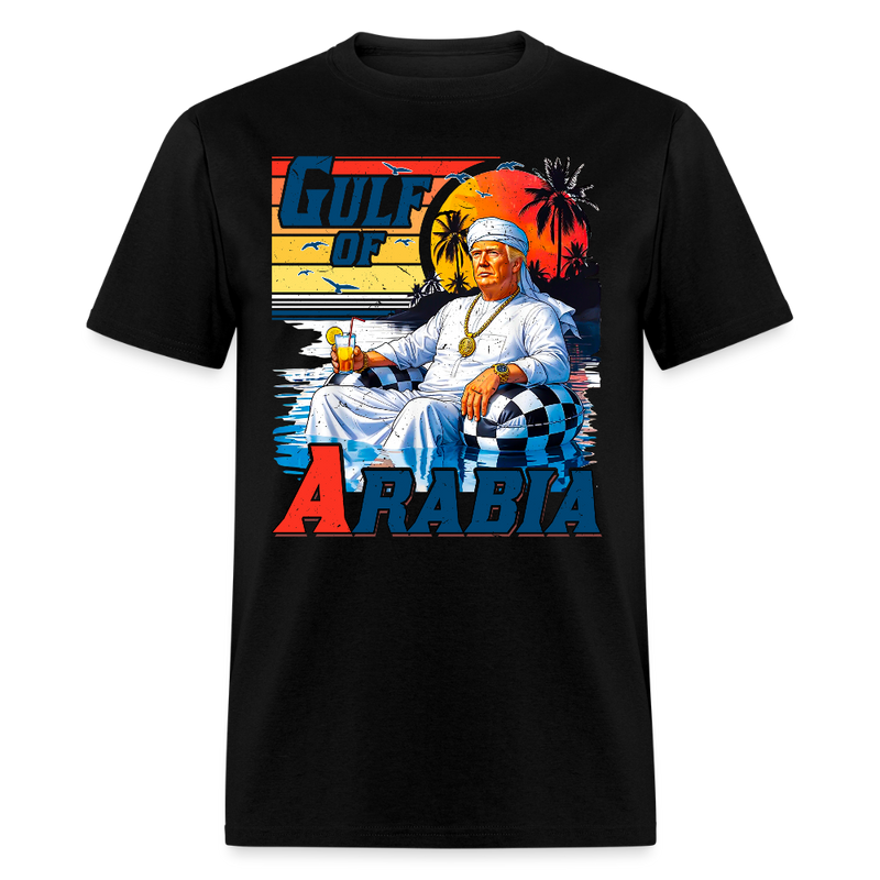 Trump Gulf Of Arabia Persian T Shirt - black