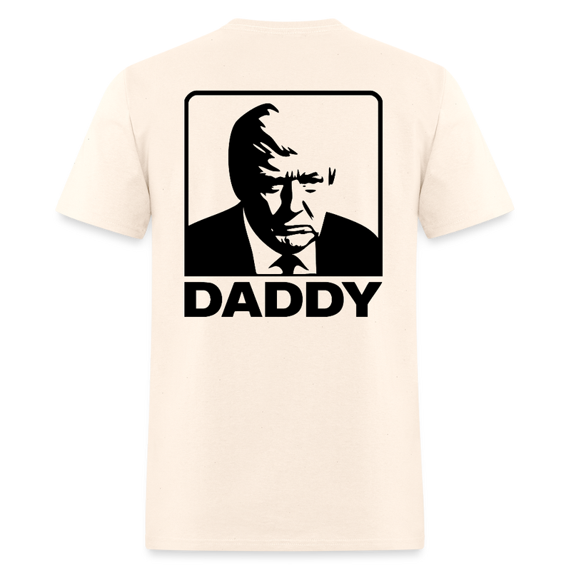 Daddy Trump Double-sided Print T Shirt - natural