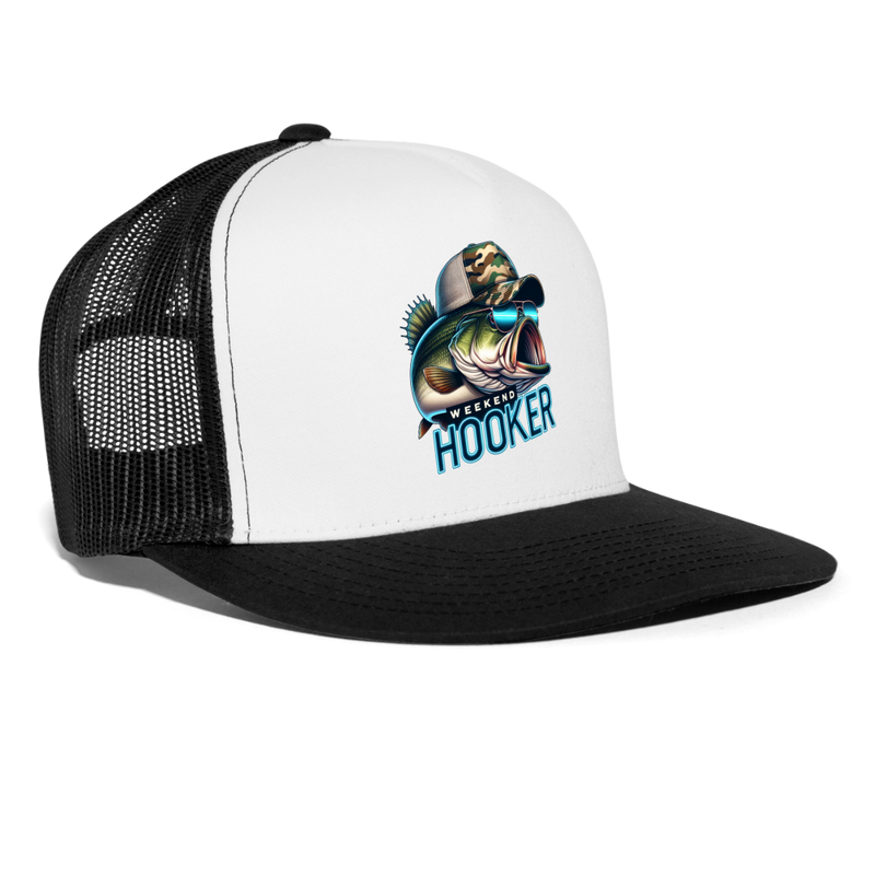 Weekend Hooker Trucker Hat - white/black
