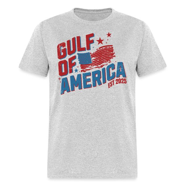 Vintage Gulf Of America Est 2025 T Shirt - heather gray