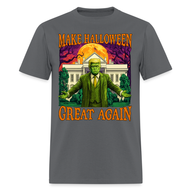 Make Halloween Great Again 2025 T Shirt - charcoal