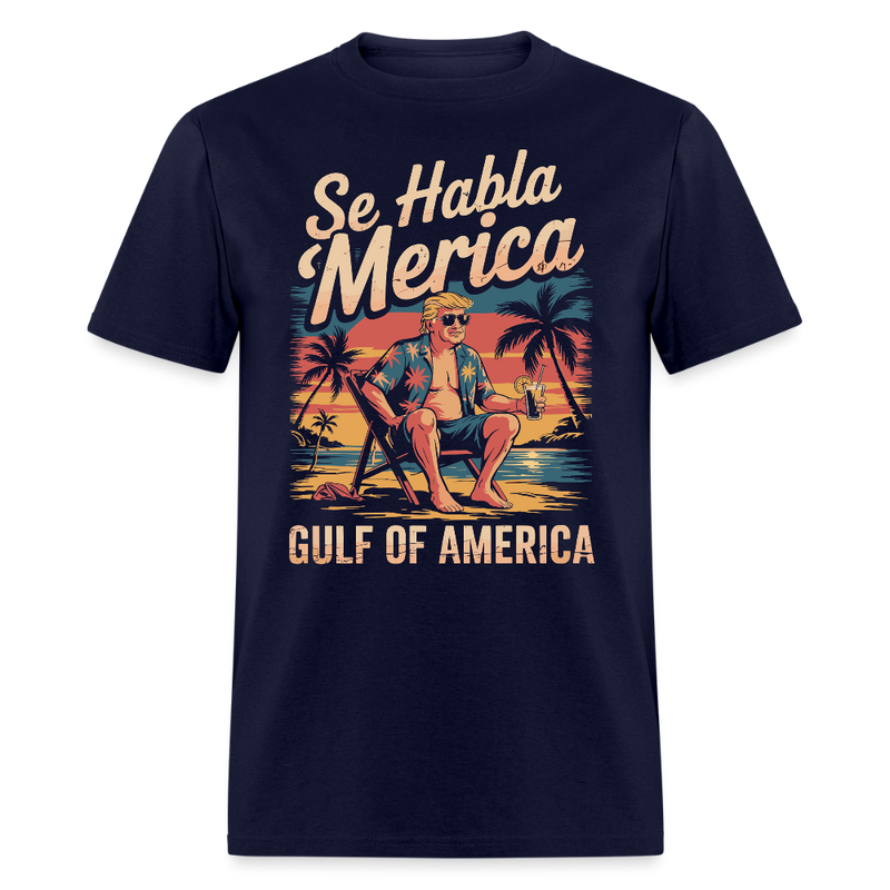 Se habla ‘Merica Gulf of America 2 T Shirt - navy