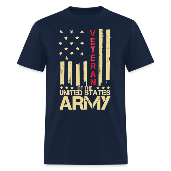 Veteran of The United States Army T Shirt - navy