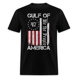 Gulf Of America 47 We The People T Shirt - black