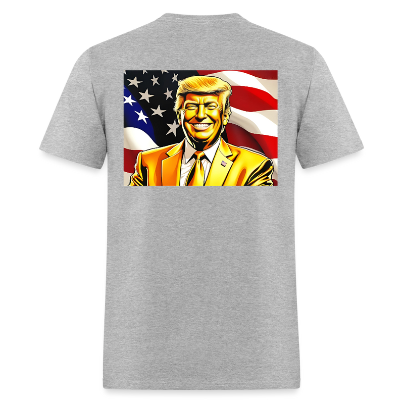 Time For The Golden Age Of America Trump T Shirt - heather gray