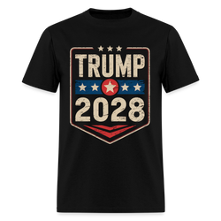 Trump 2028 Patriotic T Shirt - black