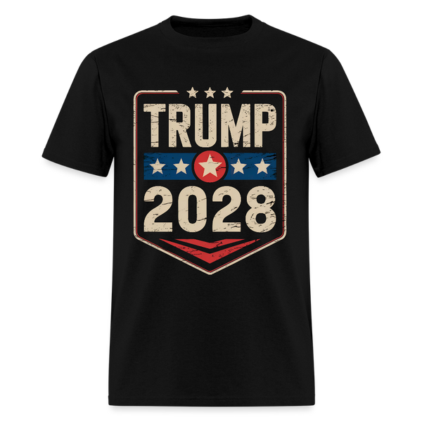Trump 2028 Patriotic T Shirt - black