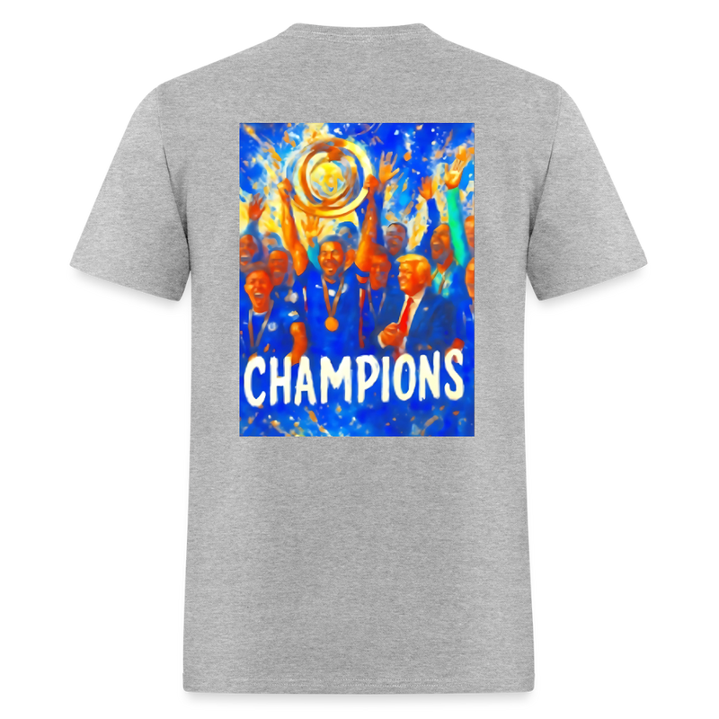 Trump and Chelsea Champions T Shirt - heather gray