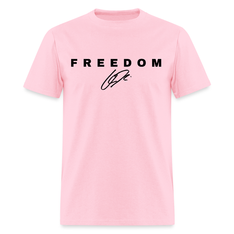 Freedom When People Stop Talking Charlie Kirk T Shirt - pink