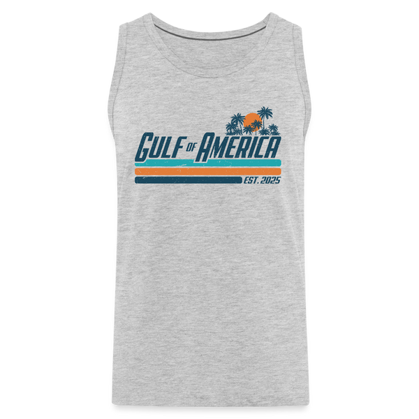 Gulf Of America Est. 2025 Tank Top - 2 - heather gray