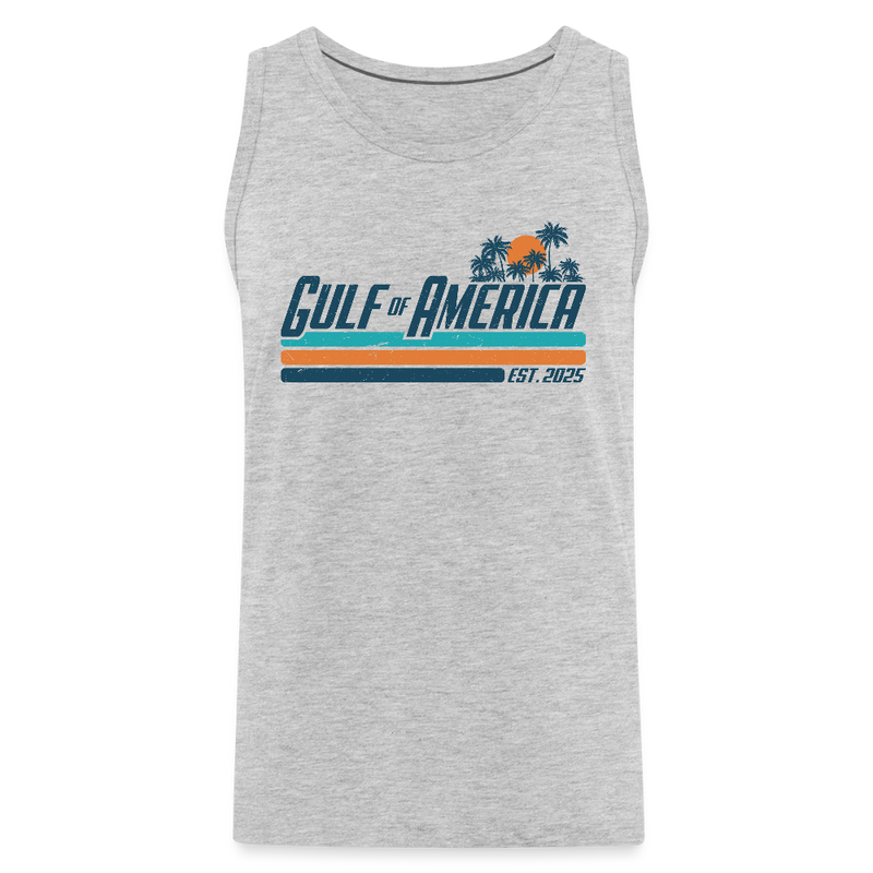 Gulf Of America Est. 2025 Tank Top - 2 - heather gray