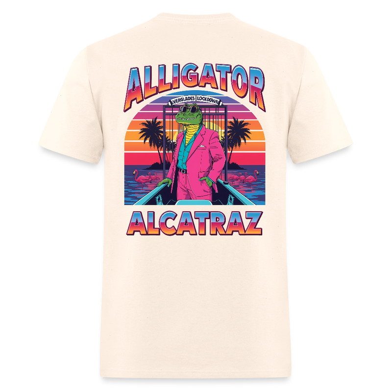 Alligator Alcatraz Everglades Lockdown T Shirt - natural