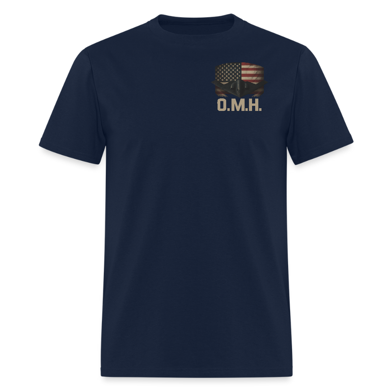 O.M.H Operation Midnight Hammer T Shirt - navy