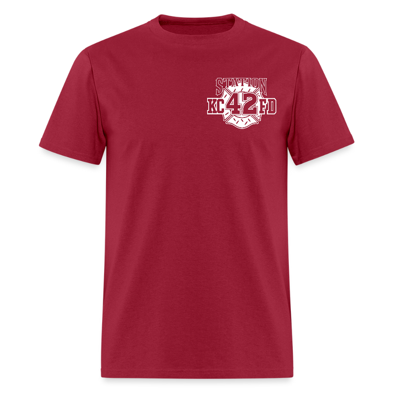 Kansas City Pumper 42 Medic Southside T Shirt - dark red