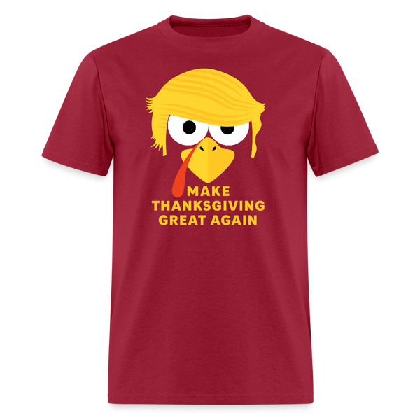 Make Thanksgiving 2025 Great Again T Shirt - 3 - dark red