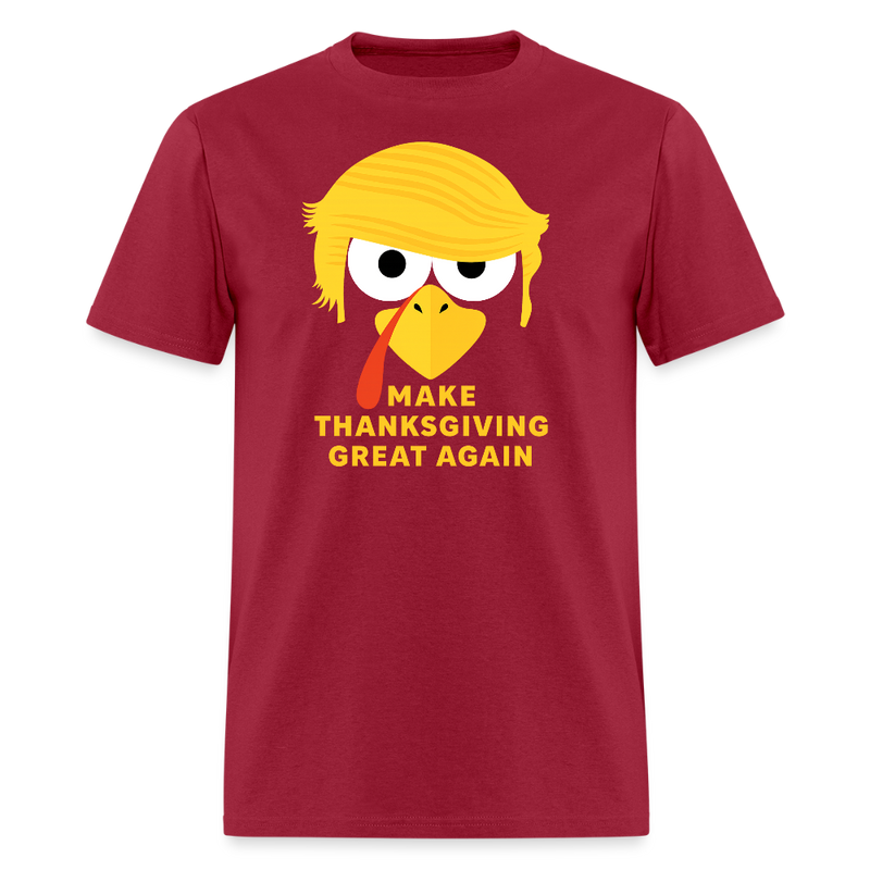 Make Thanksgiving 2025 Great Again T Shirt - 3 - dark red