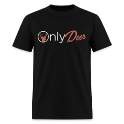 Only Deer Hunting T Shirt - black