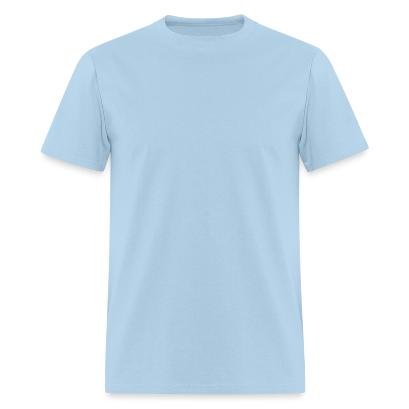 Livin' on That Blue Collar Dollar Back Print T Shirt - powder blue