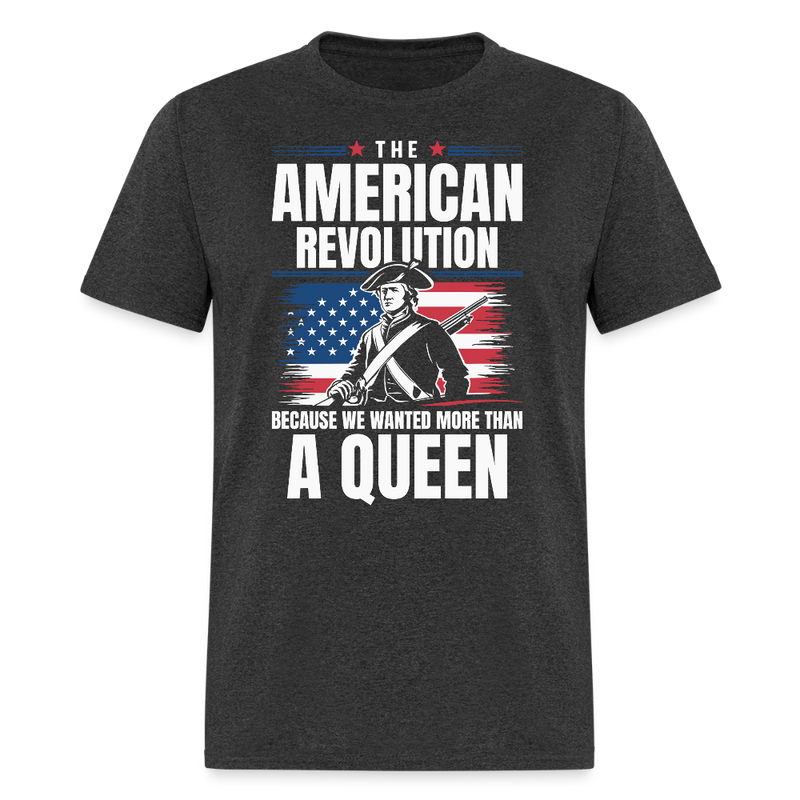 The American Revolution T Shirt - heather black