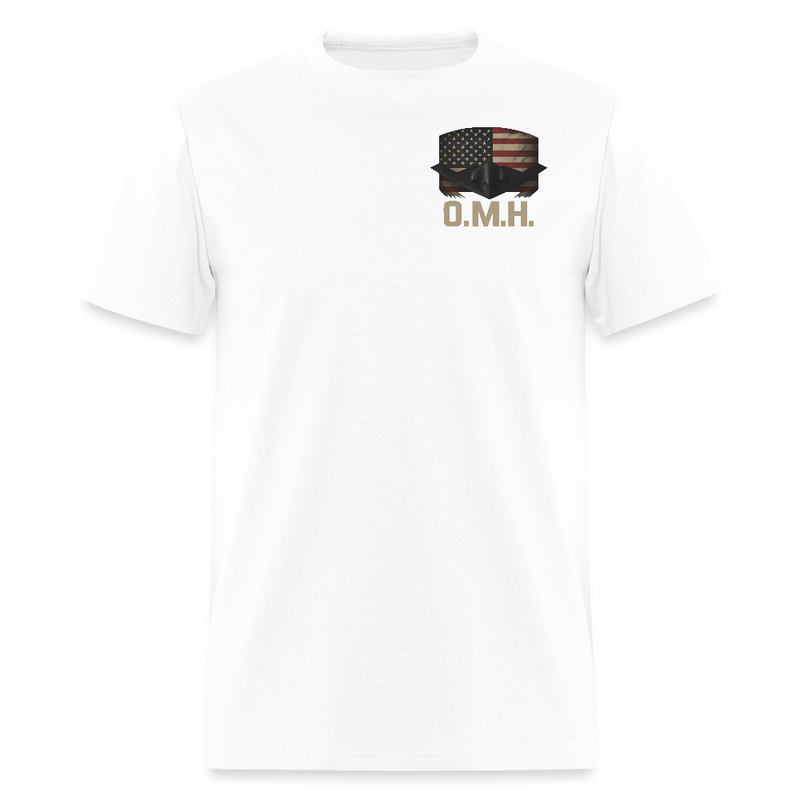 O.M.H Operation Midnight Hammer T Shirt - white
