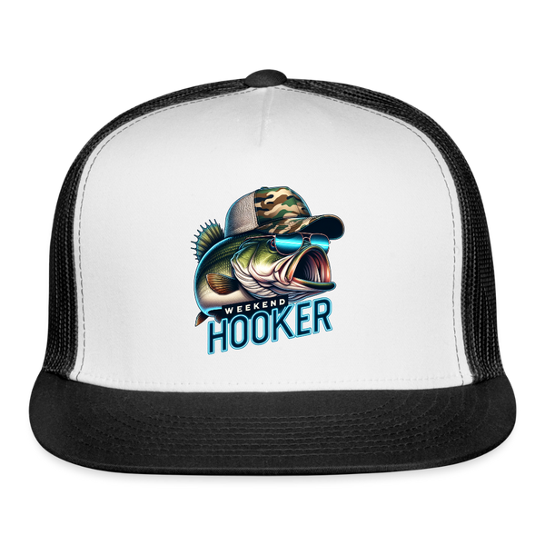 Weekend Hooker Trucker Hat - white/black