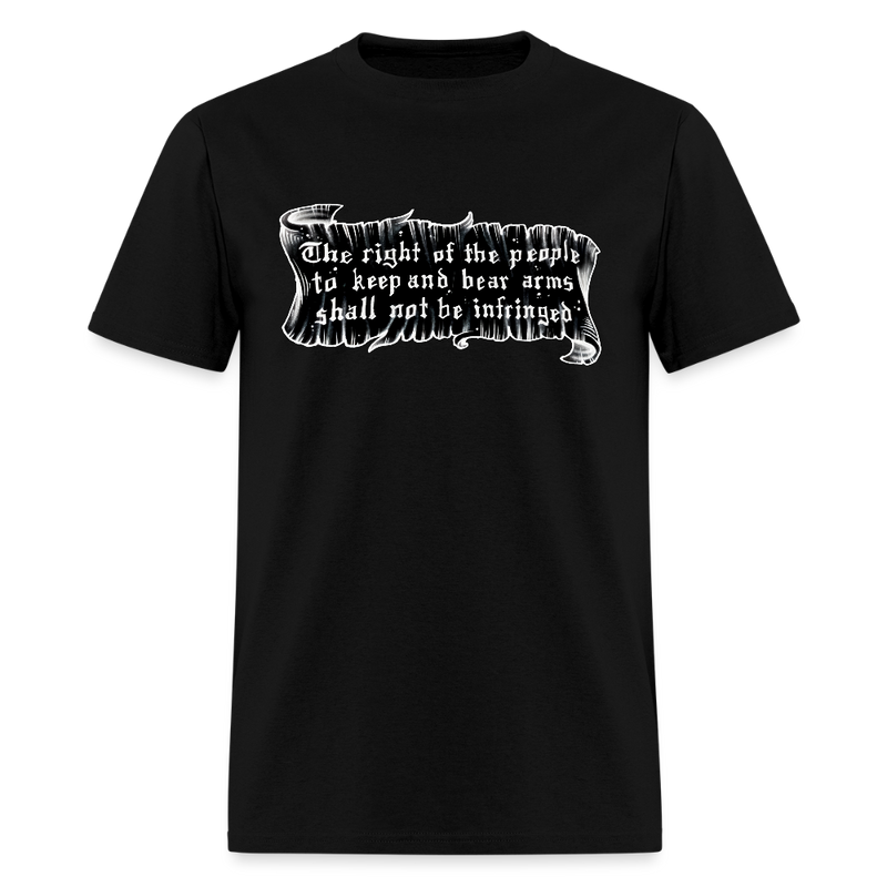 The Right Of The People To Keep And Bear Arms T Shirt - black