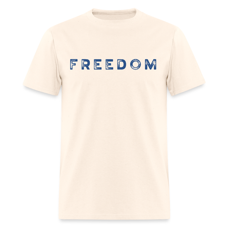 Freedom Red White & Blueberries Coquette Flag T Shirt - natural