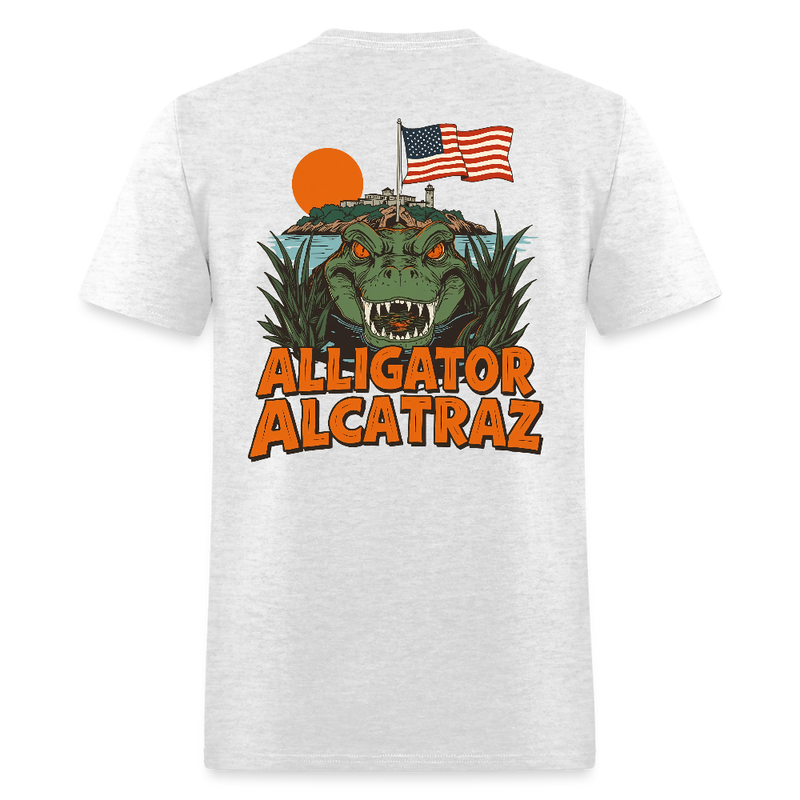 Alligator Alcatraz T Shirt - 5 - light heather gray