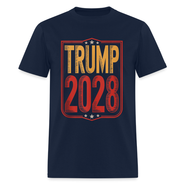 Trump 2028 President T Shirt - navy