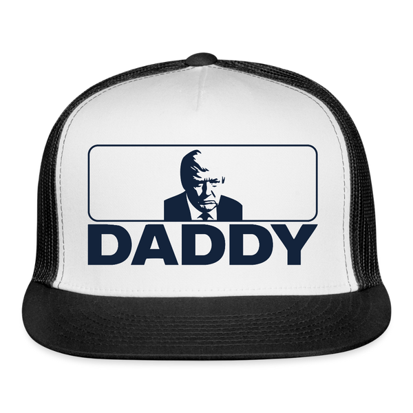 Daddy Trump Trucker Hat - white/black