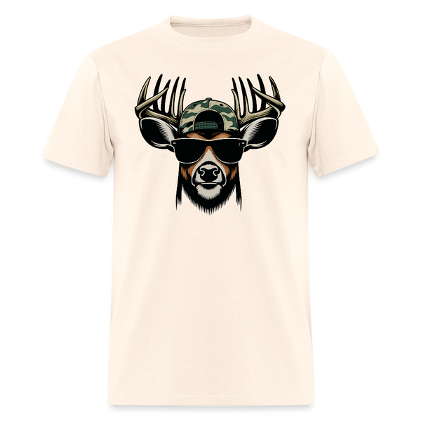 Deer Hunt T Shirt - 2 - natural