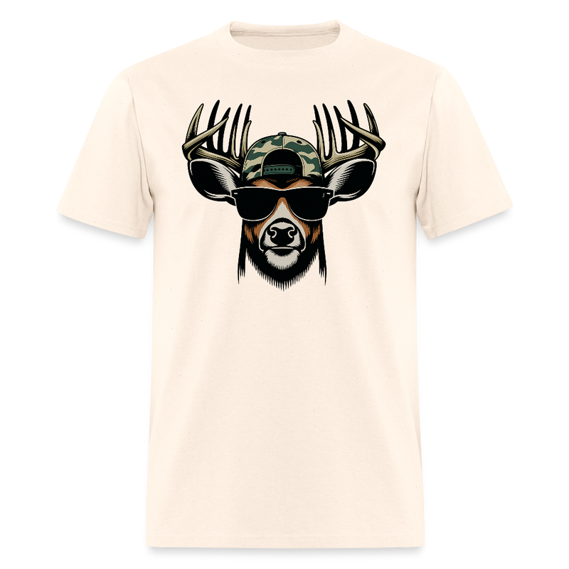 Deer Hunt T Shirt - 2 - natural