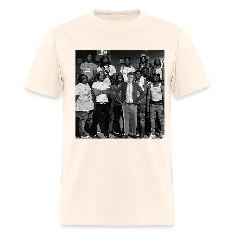 Charlie Kirk with King Von T Shirt - natural