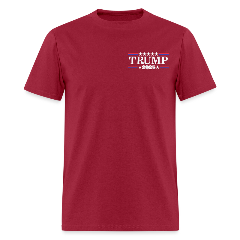 Liberty Guns Beer Trump 2025 T Shirt - dark red