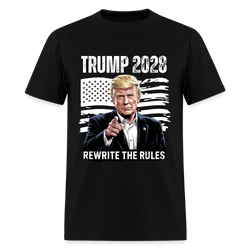 Rewrite The Rules Trump 2028 T Shirt - black