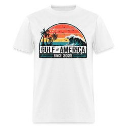 Gulf Of America Since 2025 Retro T Shirt - white