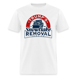 Trump's Snowflake Removal Service T Shirt - 2 - white