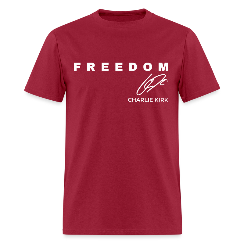 Freedom Thank You Charlie A True Patriot 31 T Shirt - 3 - dark red