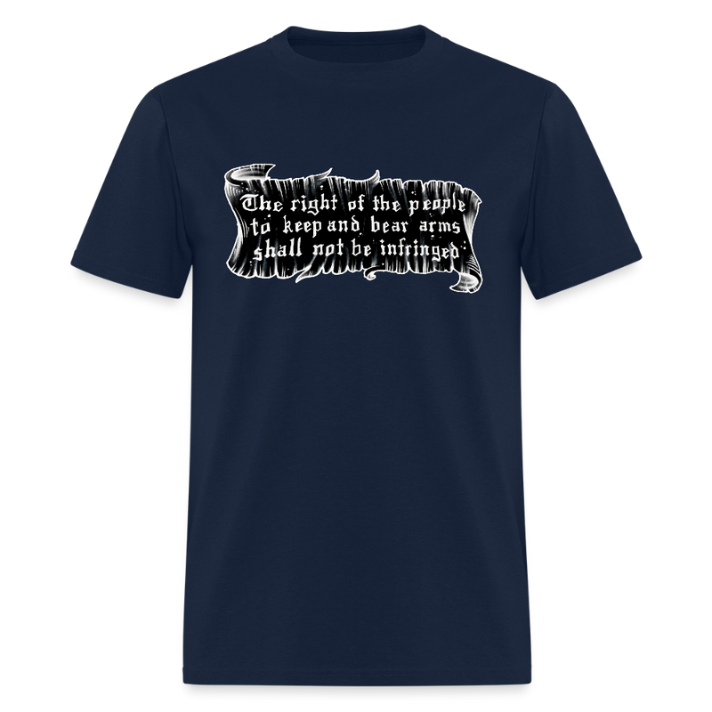 The Right Of The People To Keep And Bear Arms T Shirt - navy