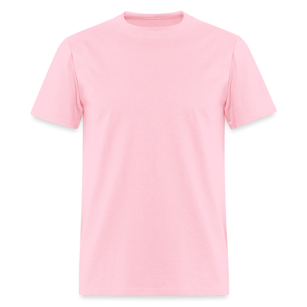 Livin' on That Blue Collar Dollar Back Print T Shirt - pink