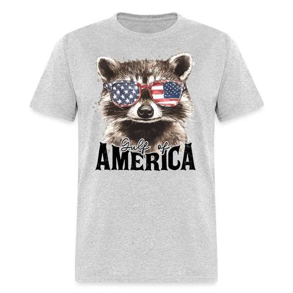 Gulf of America Raccoon T Shirt - heather gray