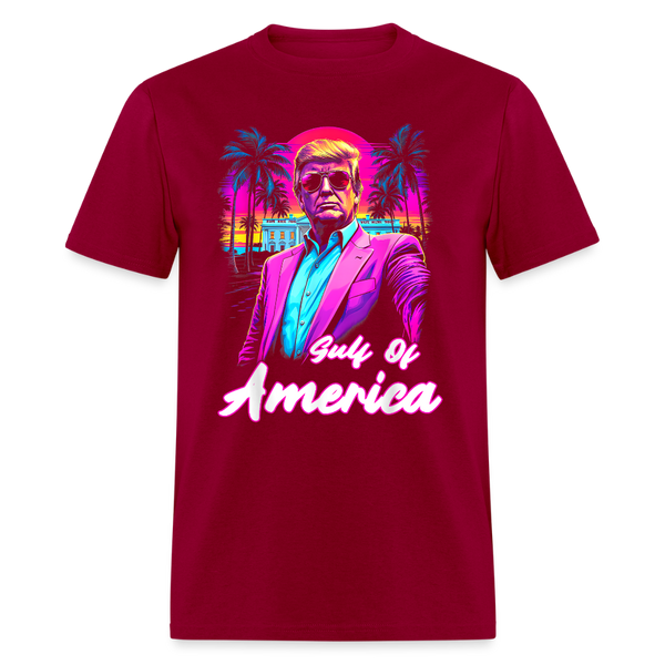 Gulf of America Retro Light T Shirt - dark red
