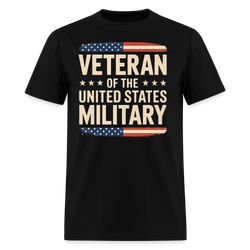 Veteran of the United States Military T Shirt - black