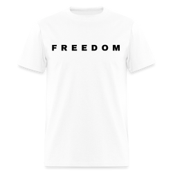 Charlie Kirk Freedom American Flag T Shirt - 3 - white