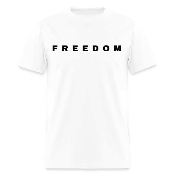 Charlie Kirk Freedom American Flag T Shirt - 3 - white