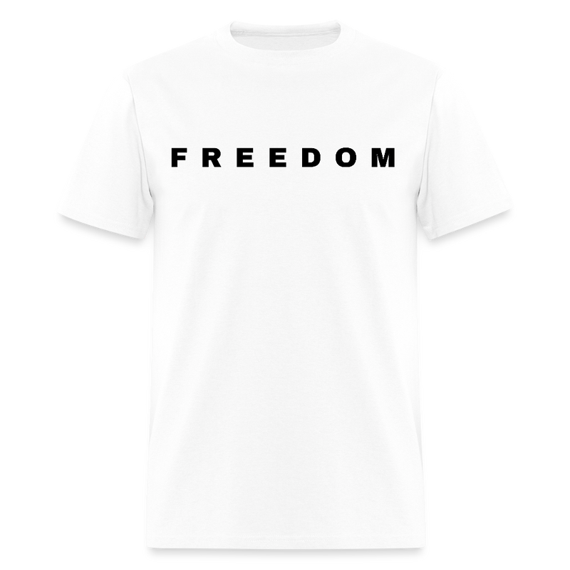 Charlie Kirk Freedom American Flag T Shirt - 3 - white
