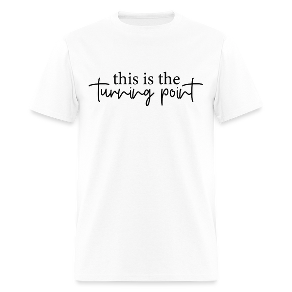 This is the Turning Point T Shirt - 7 - white