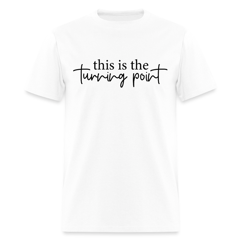 This is the Turning Point T Shirt - 7 - white