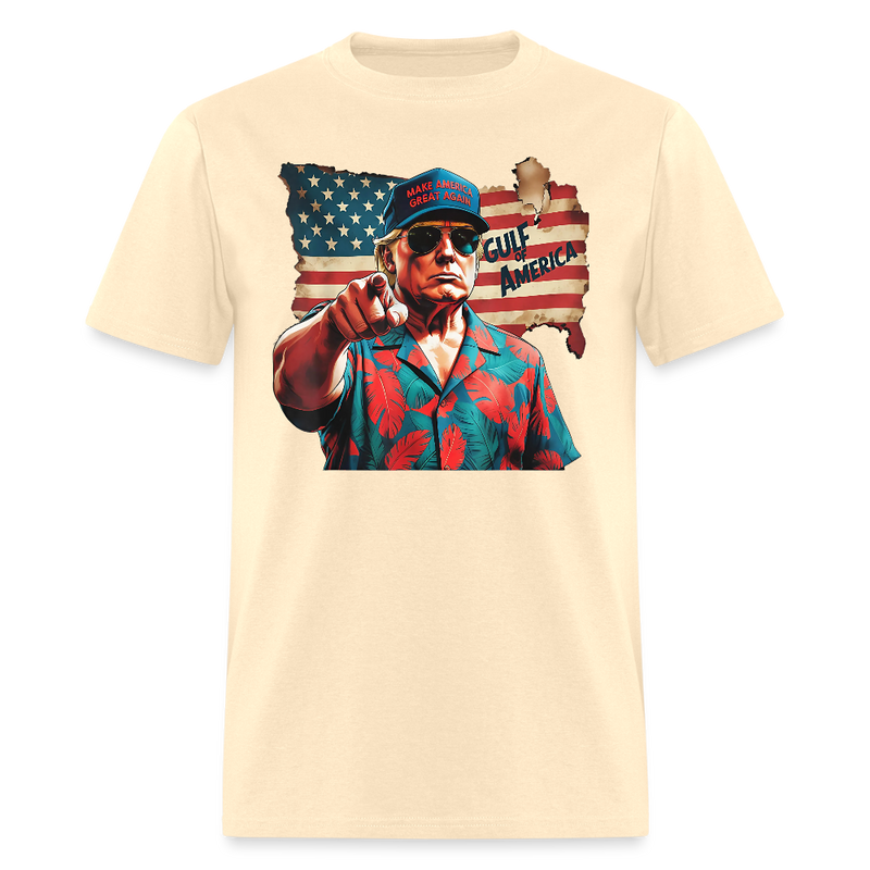 Gulf of America Vintage Map T Shirt - natural